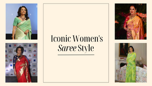 Iconic Women's Saree Style