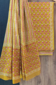 Yellow Unstitched Suit